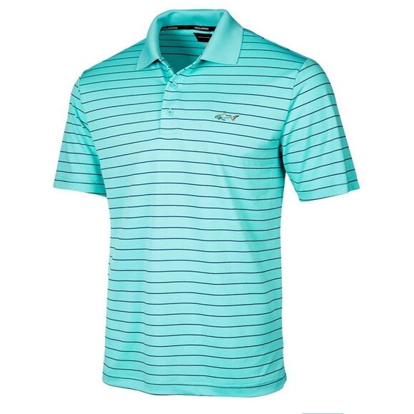 Greg Norman Men’s White Striped Golf Polo Shirt Size XL Lots Of 3 - Picture 16 of 16